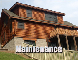  Highfalls, North Carolina Log Home Maintenance